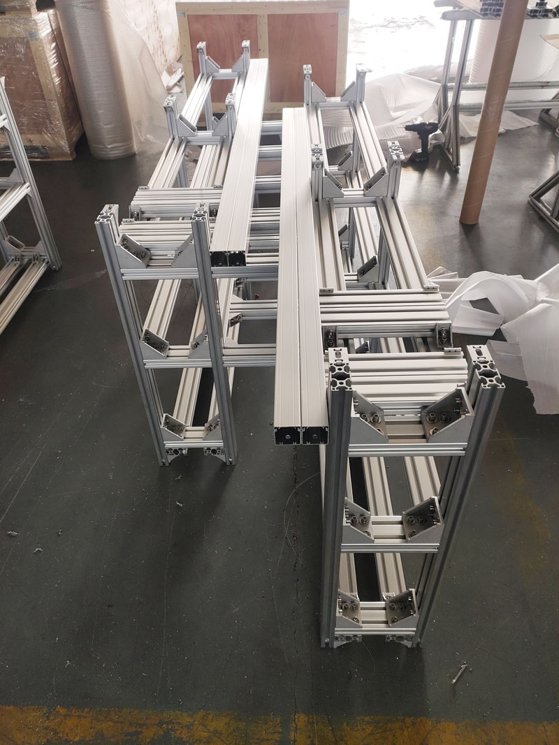 鋁型材流水線機架